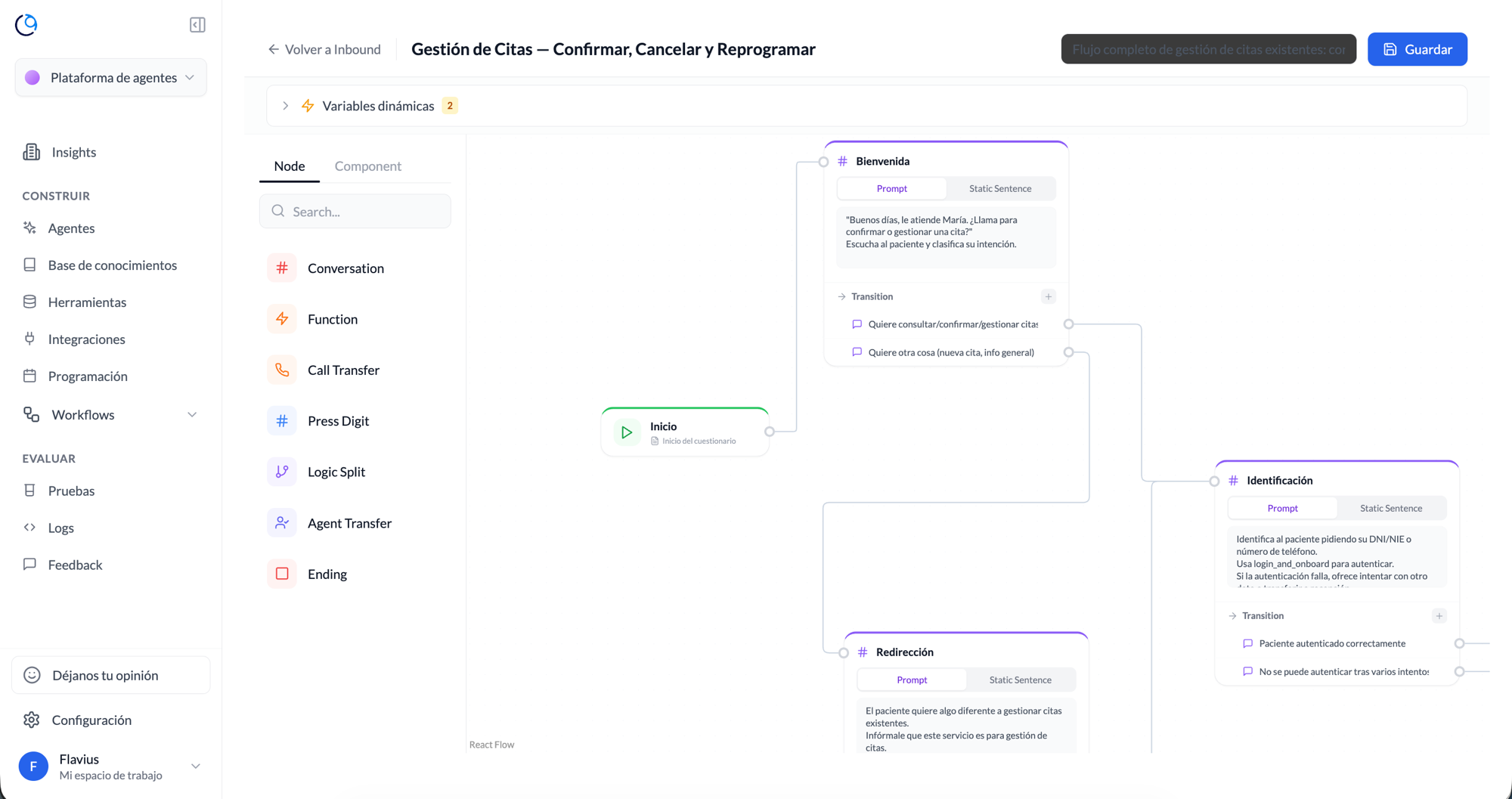 Plataforma Omnicare · vista previa del vídeo de demostración